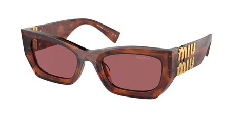 lunettes de soleil miu miu 2015|Miu Miu LUNETTES DE SOLEIL en Striped Tobacco .